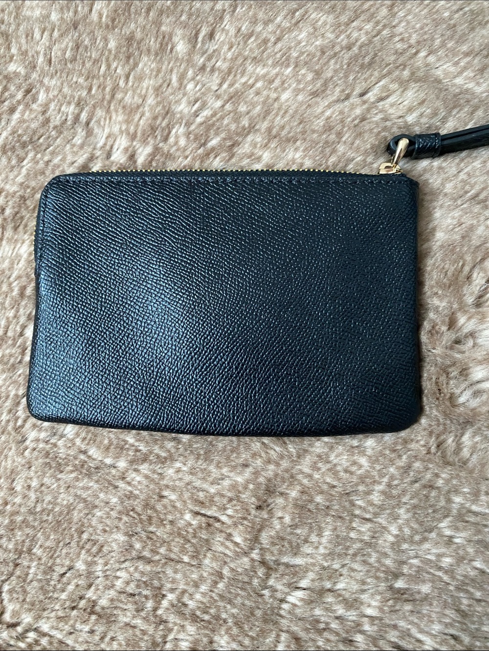 Coach Black Leather Wristlet Clutch - Picture 4 of 9